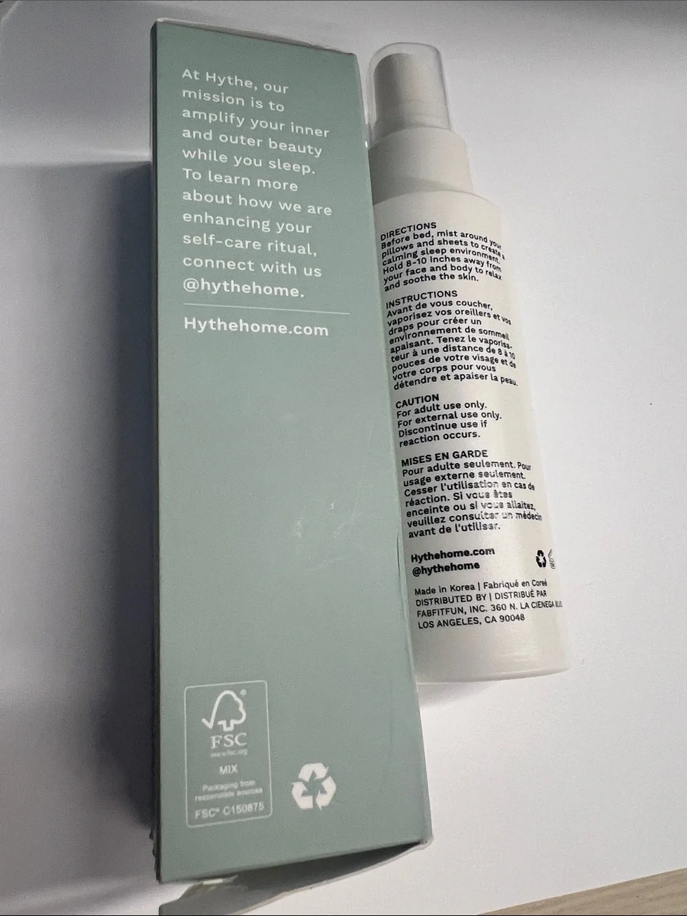 Hythe Tranquility Sleep Mist 3fl oz Spray Lavender Scent - New Sealed